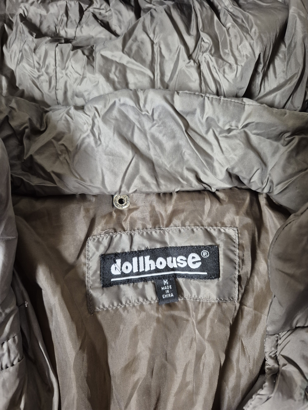 Dollhouse Kids Puffer Jacket - Taupe